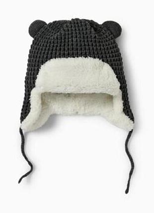 Тепла зимова шапка на 3-6міс c&a
