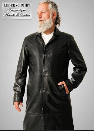Echtes leder мужской кожаный плащ р xxl