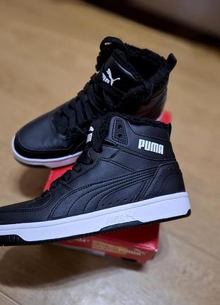 Новые зимние кроссовки puma rebound furjr приобретены в нимечинне 36 европейский, украинский 35