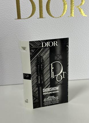Dior diorshow overvolume mascara туш для вій