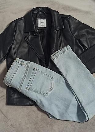 Байкерська куртка+джинси sinsay на дівчинку, 134-140 р