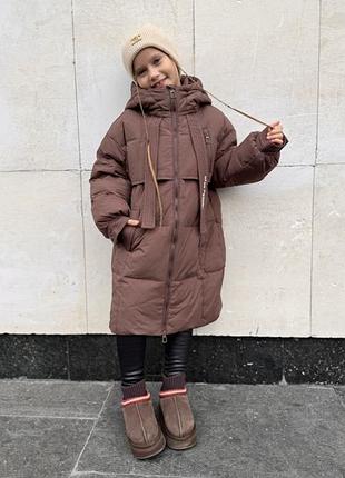 Пуховик для дівчинки