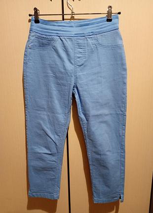 Джеггенсы женские летние, размер 10/12.