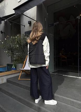 Жилетка с мехом барашка