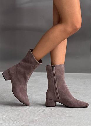 Ботильйони з натурального велюру