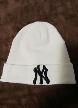 Шапка унісекс підліткова, демісезонна подвійна