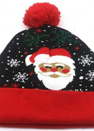 Дитячі новорічні шапочки зимові