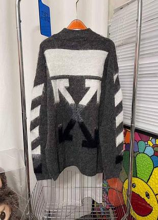 Теплый удлиненный свитер ангора люкс качество