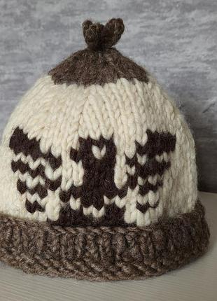 Vintage wool cowichan hat made in canada cowboy western винтажная шерстяная шапка
