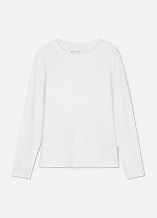 Реглан з довгими рукавами  білий розмір л primark