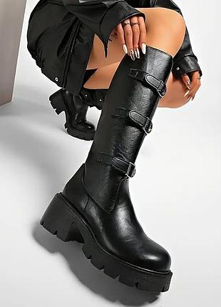 Женские сапоги 2 цвета