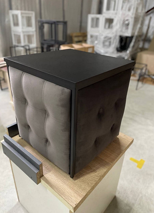 Пуф трансформер 5 в 1 из премиум велюра - 5 стульев в одном