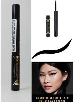 🐈‍⬛ черная матовая жидкая подводка макс фактор max factor masterpiece matte liquid eyeliner