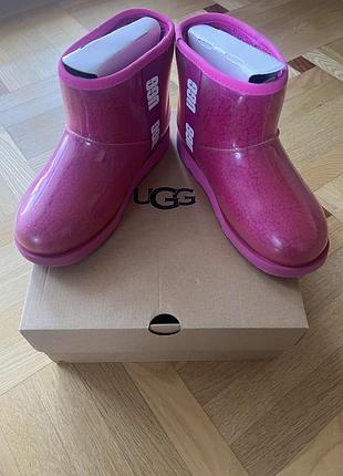 Оригінальні рожеві уги 38р ugg бренд взуття