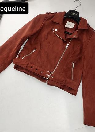 Куртка косуха женская короткая от бренда jacqueline xs
