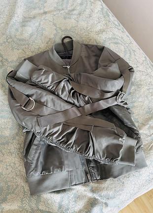 Неймовірний стильний теплий бомбер оверсайз  обʼємний