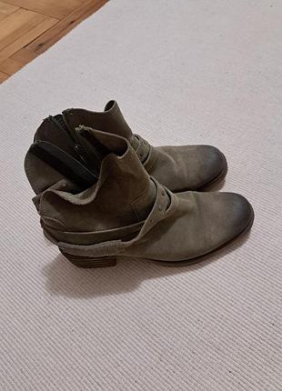 Ботинки, натуральна замша 40-41р 2
