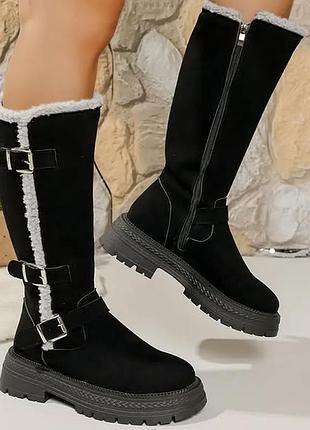 Женские сапоги 4 цвета