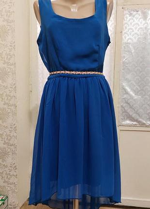 Синя святкова сукня супер гарна💕
