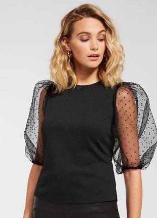 Блуза з пишними рукавами