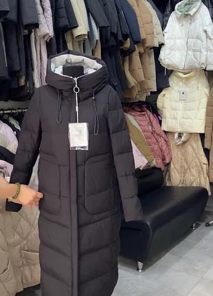 Пальто-пуховик двостороннє, зима ххл