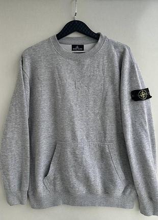 Світшот stone island кофта худі без капюшона