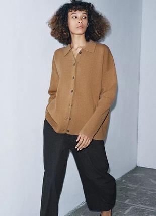 Жакет оверсайз из 95% шерсти