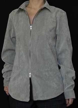 Вінтажна сорочка на блискавці
