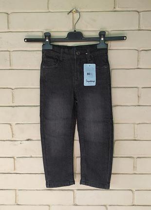 Утепленные джинсы на девочку 98 см