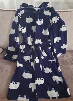 Халатик флисовый подростковый