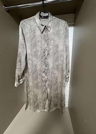 Жіноча сорочка плаття туніка zara м