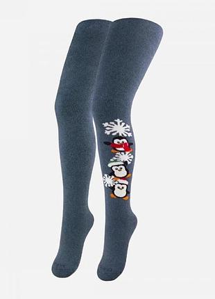 Детские махровые колготы duna р.98-128