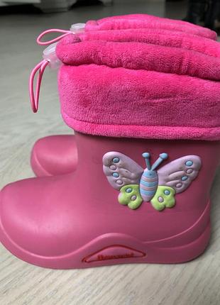 Чобітки зимові для дівчинки 28 розмір
