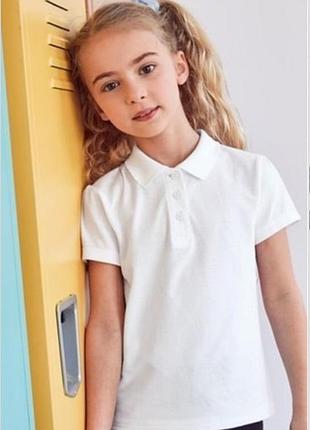 Футболка поло для девочки, 7-8рр.