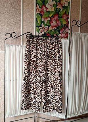 Стильні якісні штани палаццо в принт m&s collection.