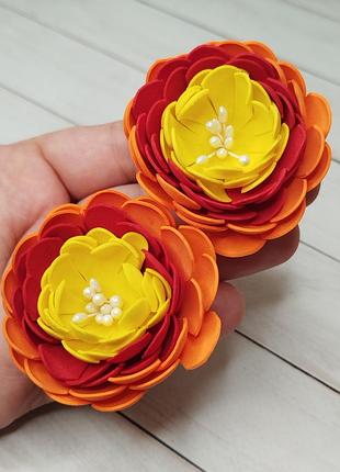 Бантики, бантики цветы, бантики из фоамирана