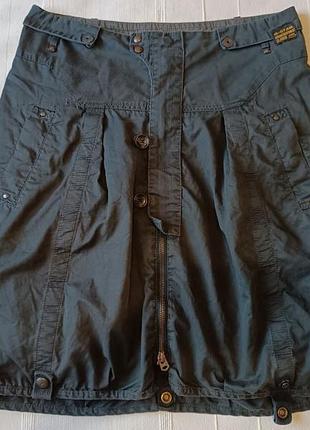Юбка g-star raw denim серо-черная р.29 100% хлопок