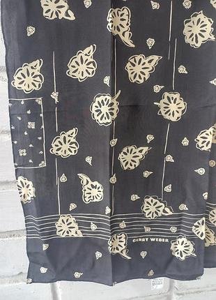 Брендовый шарфик 100% шелк