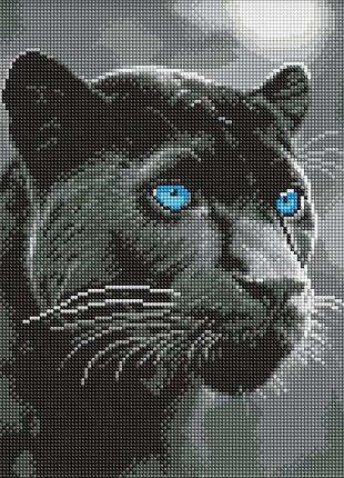 Набор с алмазной мозаикой взгляд пантеры 8347