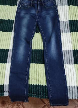 Теплые женские джинсы, 26 размер