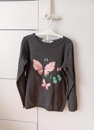 Кофта на дівчинку 6-8 років 122- 128 см
