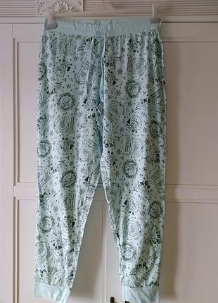 Мятные штаны 100% хлопок