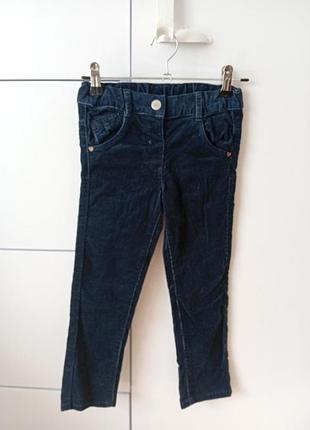 Брюки вельвет на 3-4 роки 98- 104 см штани