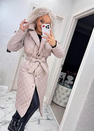 Пальто стеганное