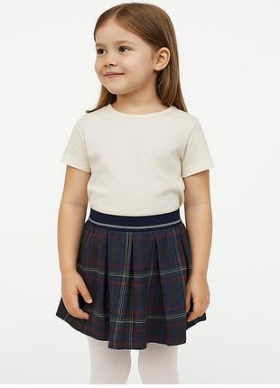 👧✨ спідничка zara girls у клітинку для дівчинки (5–6 років / 116 см)