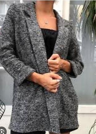Блейзер- жакет кардиган утепленный внутри р.s