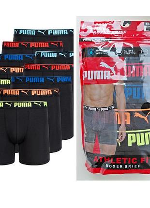 Набор: трусы puma performance boxer briefs. оригинал из сша. новые