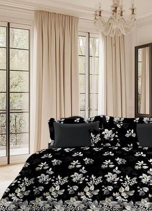 Сімейний комплект постільної білизни 100% бавовна 200х220 см (bls-77411)