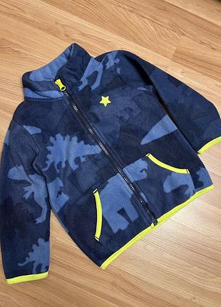 Фліска флісова кофта динозаври h&m next