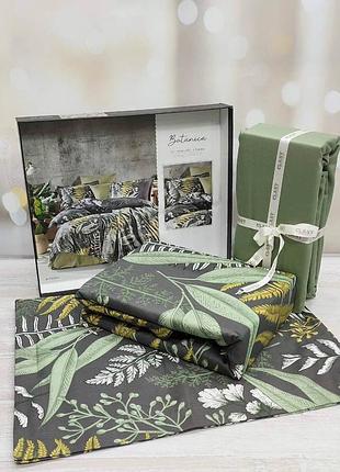 Сатинова постільна білизна комплект постельное белье сатин комплек